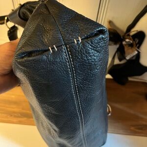 Etienne Aigner Black Hobo with Silver Accent